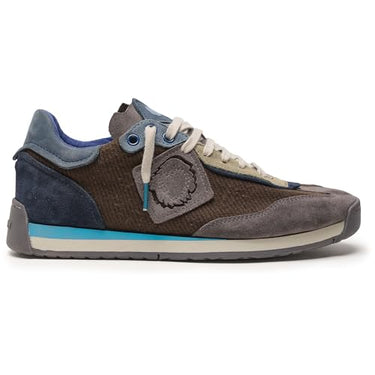 Satorisan - Casual Sneaker Herren - Enso Twill Felt - Vintage Leder und Textil Sportschuhe Bequem, Nachhaltig und Dauerhaft - Farbe Summer Rain - im Sale
